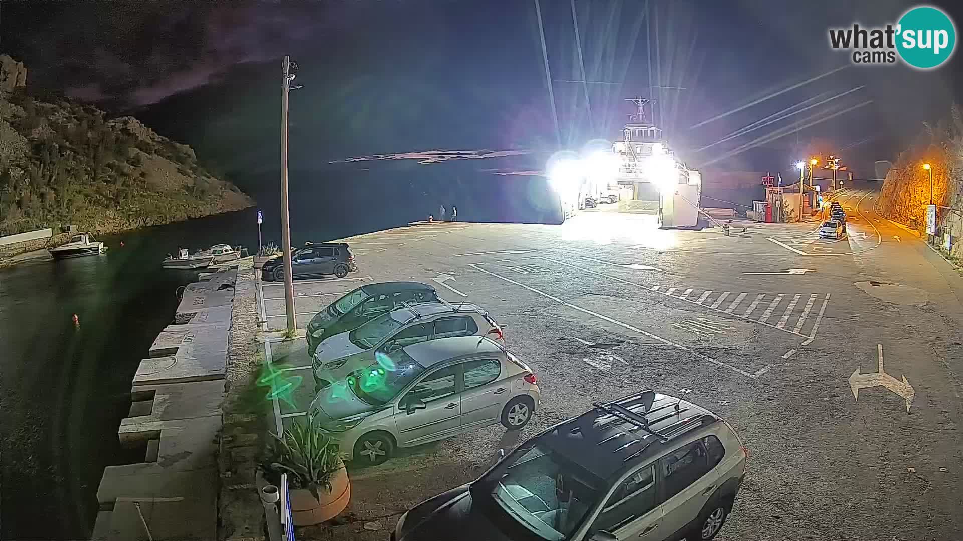 Webcam porto traghetti di Prizna – per l’isola di Pag