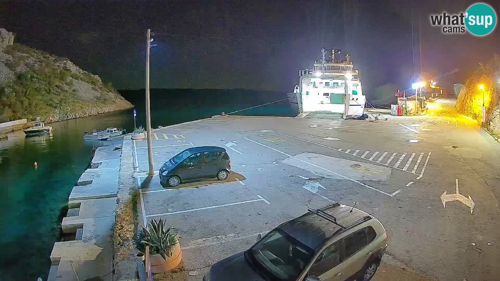 Webcam porto traghetti di Prizna – per l’isola di Pag