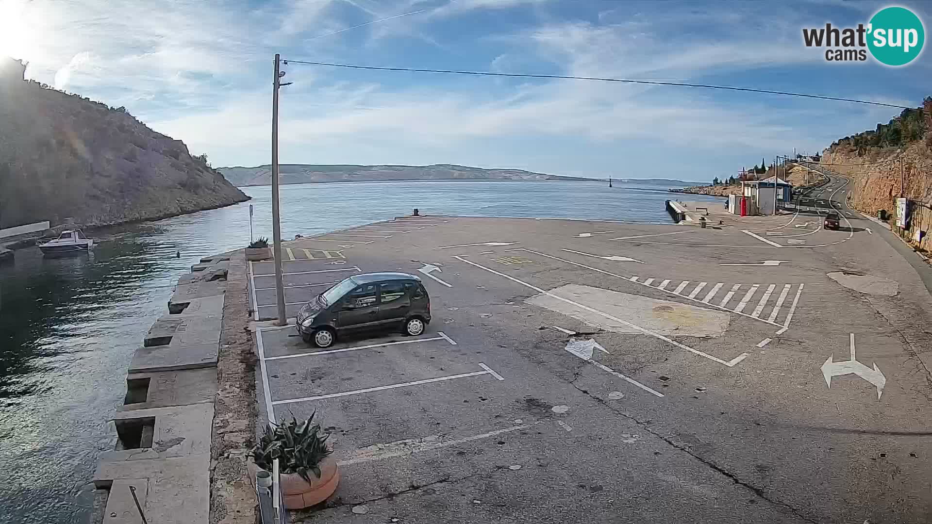 Webcam porto traghetti di Prizna – per l’isola di Pag