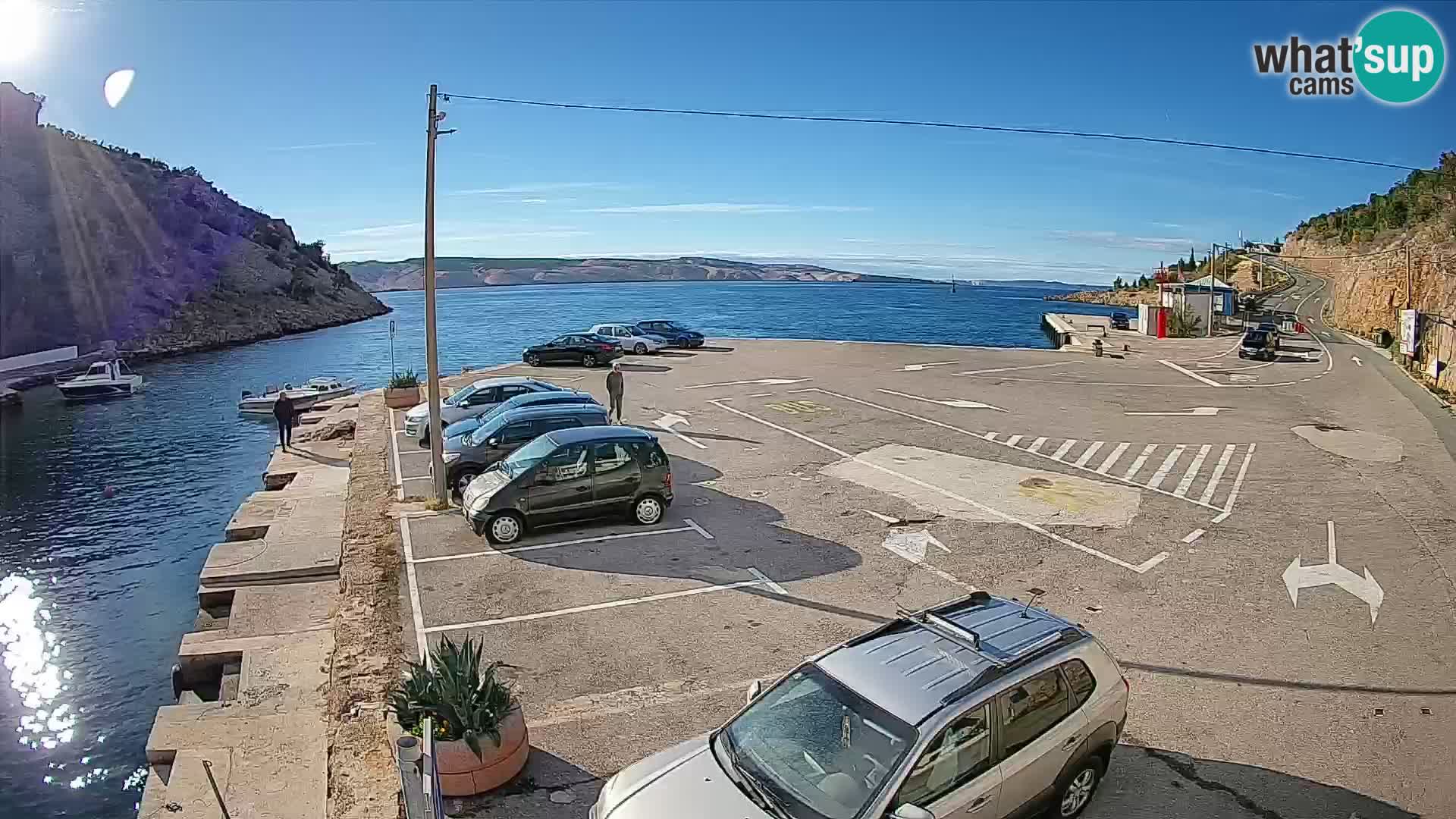 Webcam porto traghetti di Prizna – per l’isola di Pag