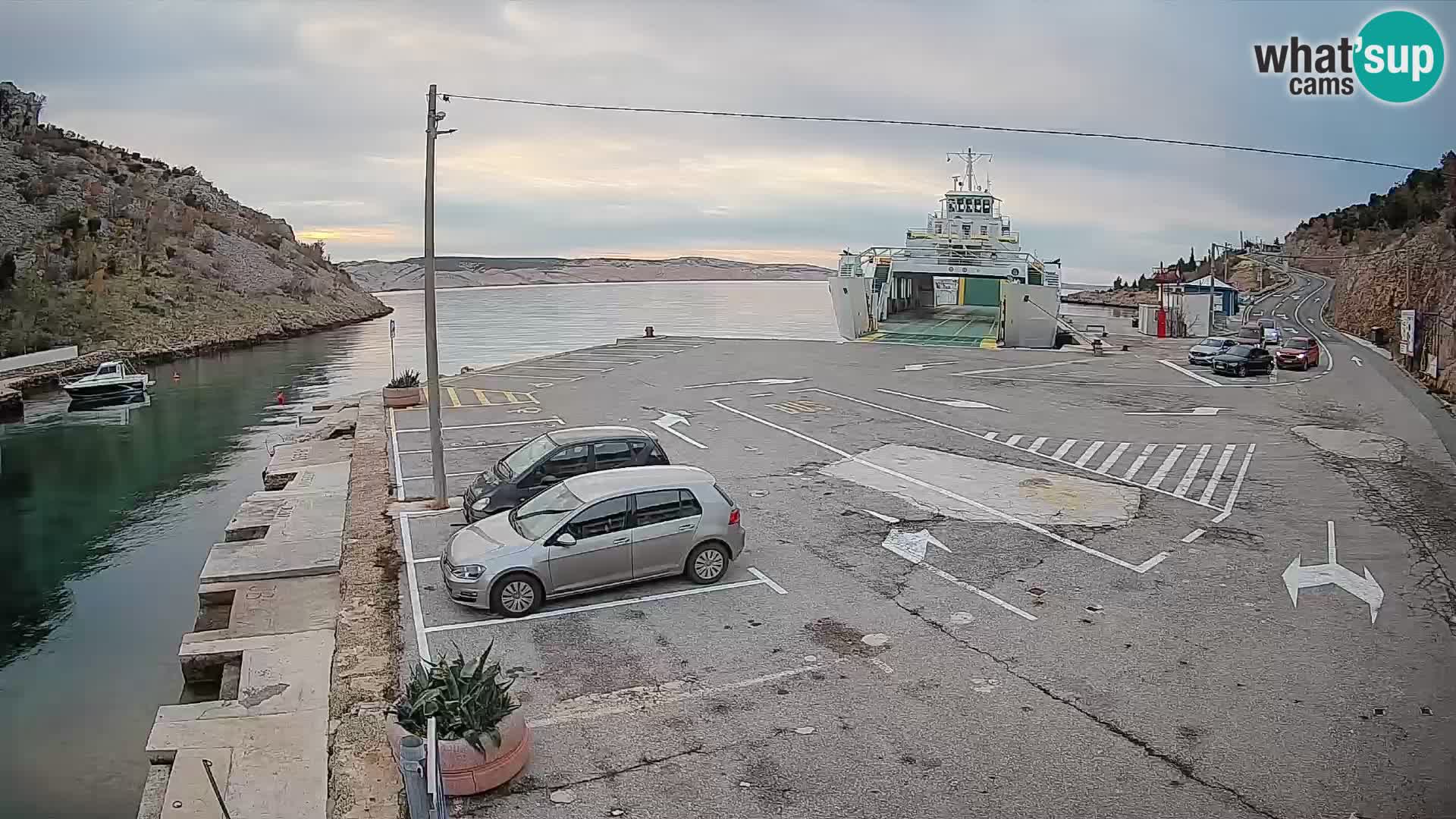 Webcam porto traghetti di Prizna – per l’isola di Pag