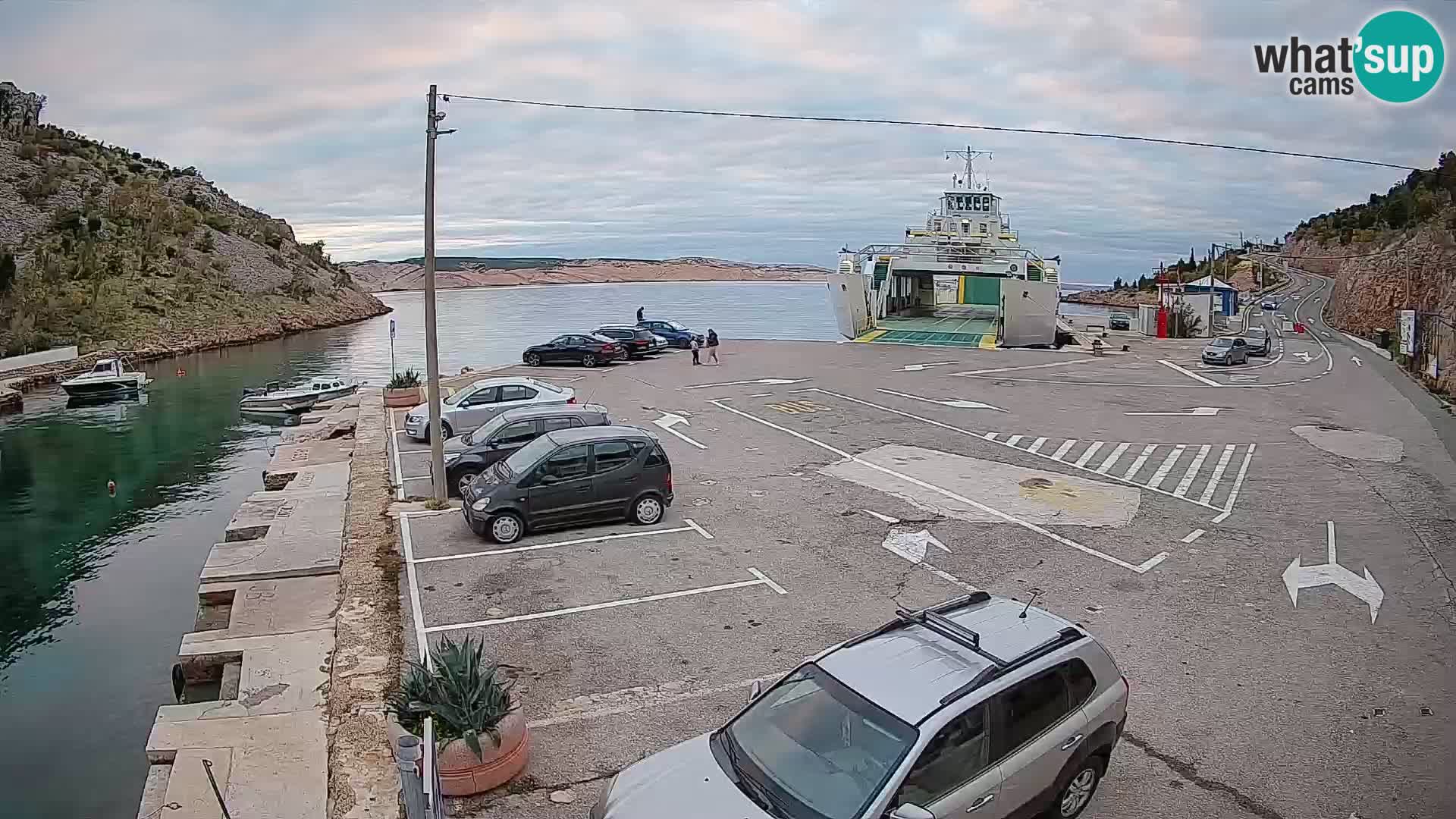 Webcam porto traghetti di Prizna – per l’isola di Pag