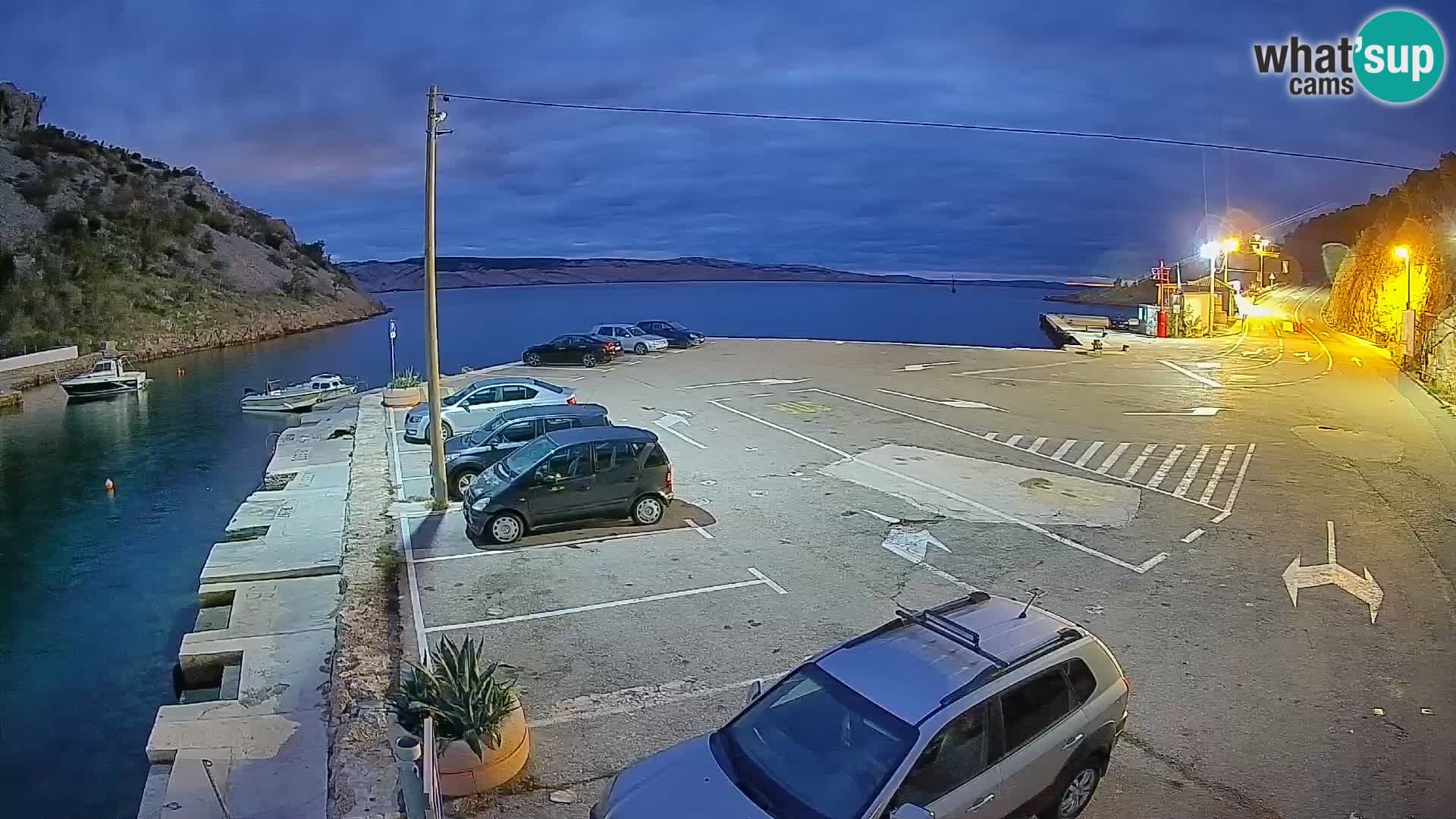 Webcam porto traghetti di Prizna – per l’isola di Pag