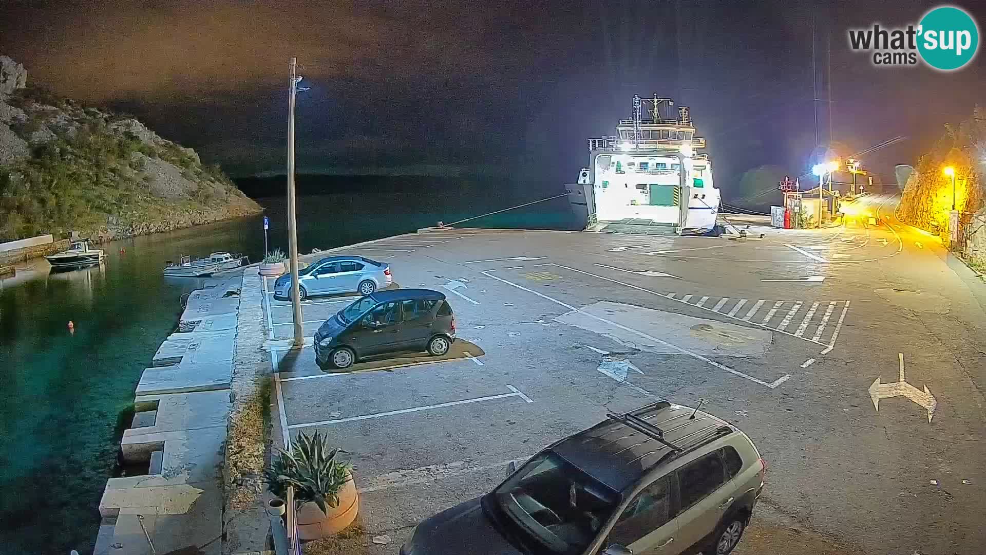 Webcam porto traghetti di Prizna – per l’isola di Pag