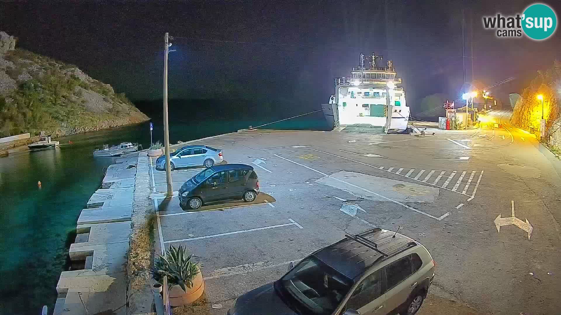 Webcam porto traghetti di Prizna – per l’isola di Pag