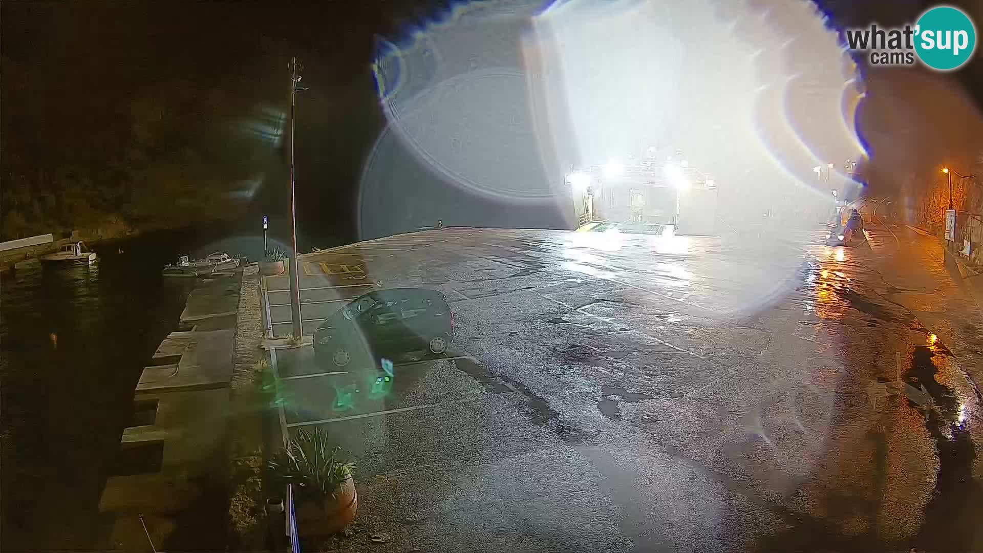 Webcam Fährhafen Prizna – zur Insel Pag