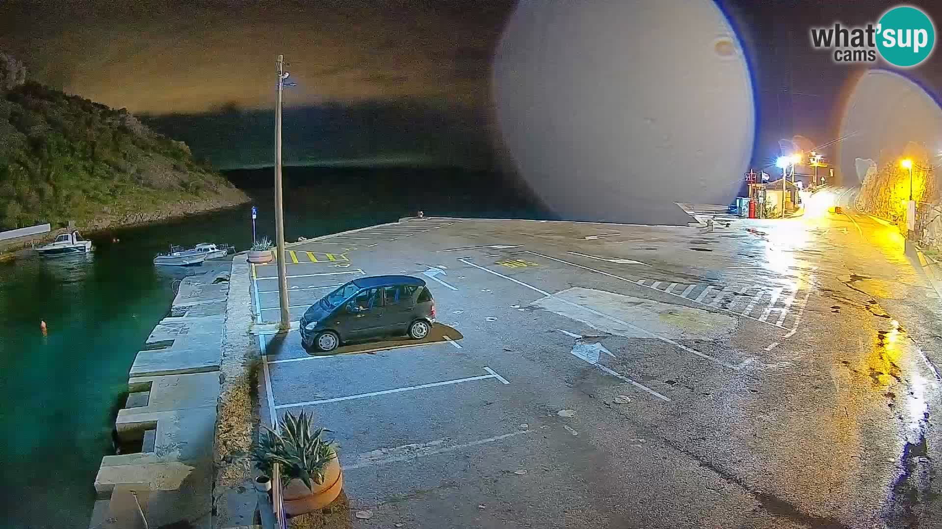 Webcam Fährhafen Prizna – zur Insel Pag