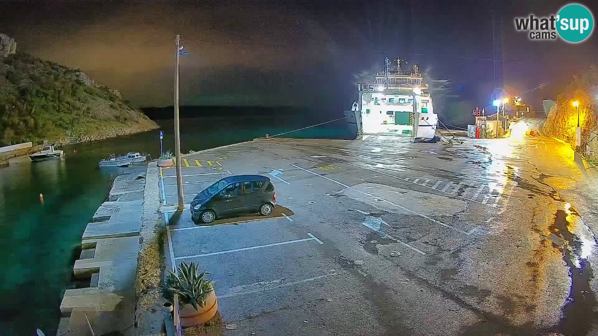 Webcam porto traghetti di Prizna – per l’isola di Pag