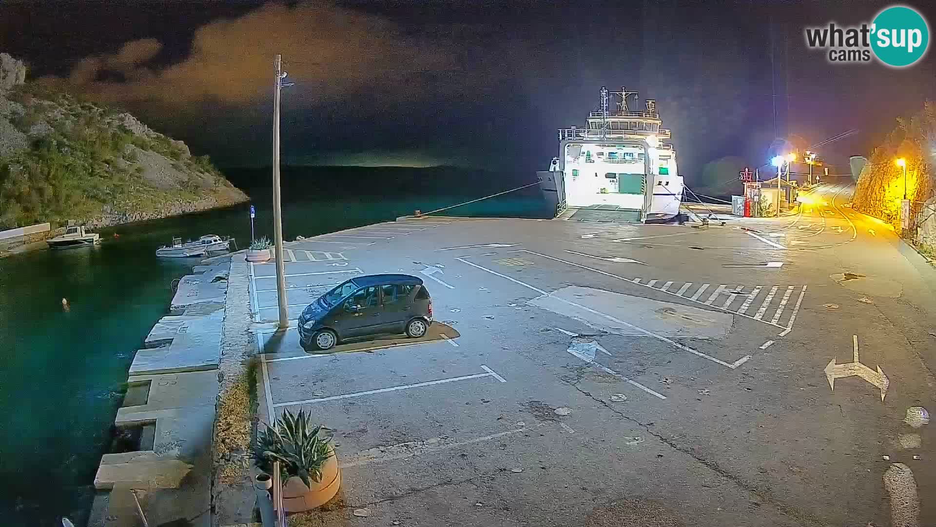 Webcam porto traghetti di Prizna – per l’isola di Pag