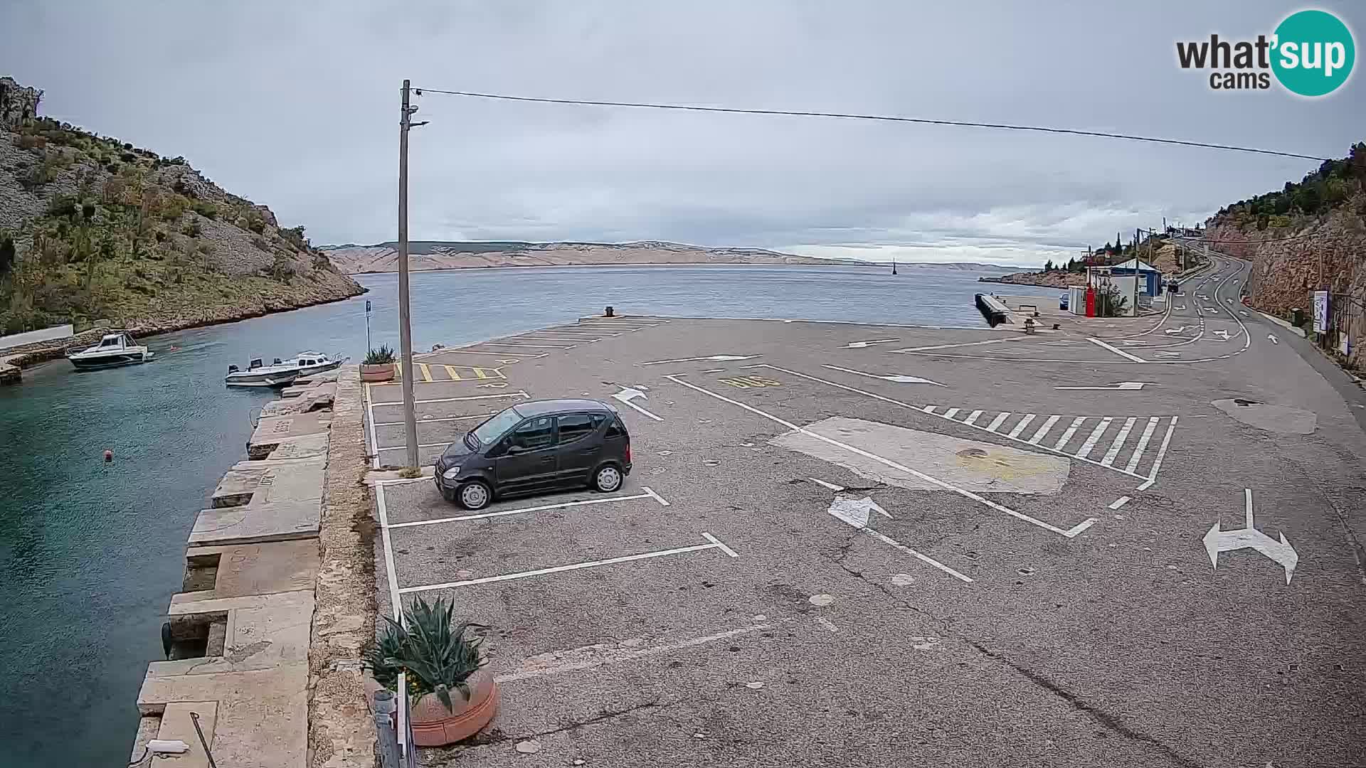 Webcam porto traghetti di Prizna – per l’isola di Pag