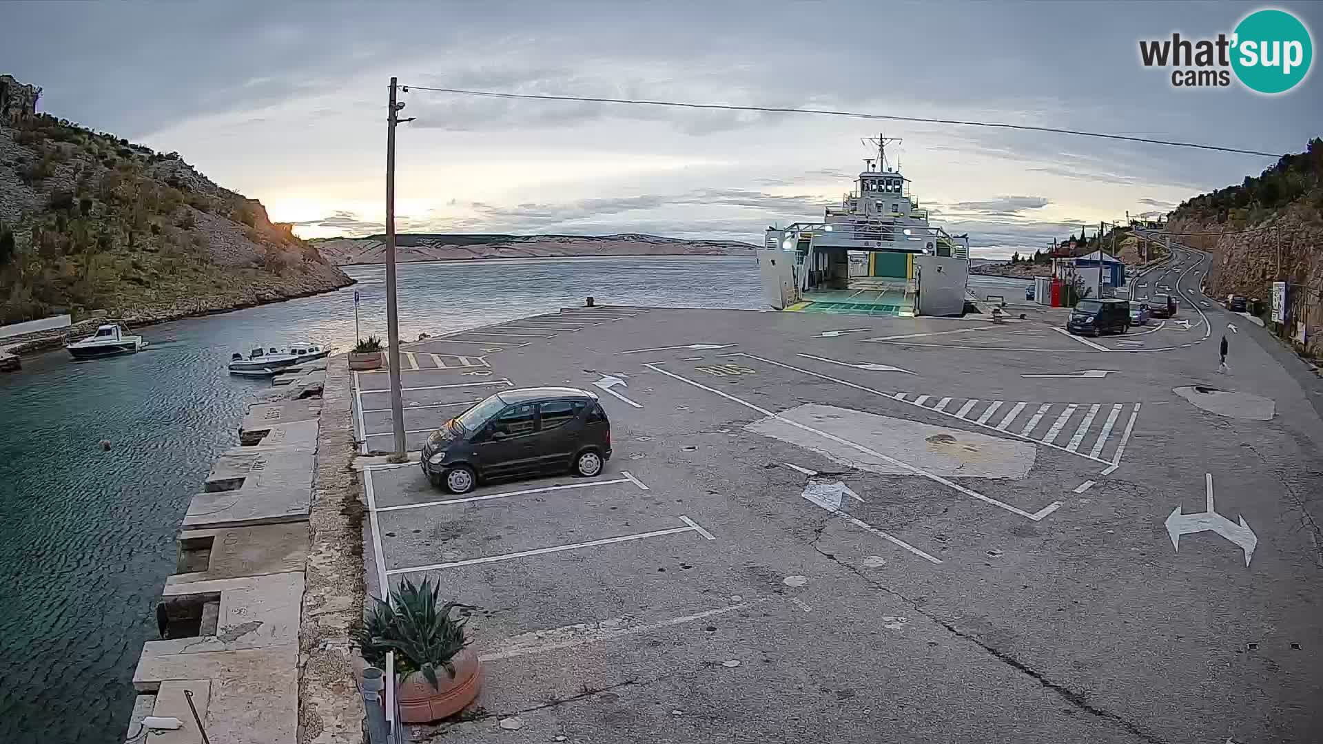 Webcam porto traghetti di Prizna – per l’isola di Pag