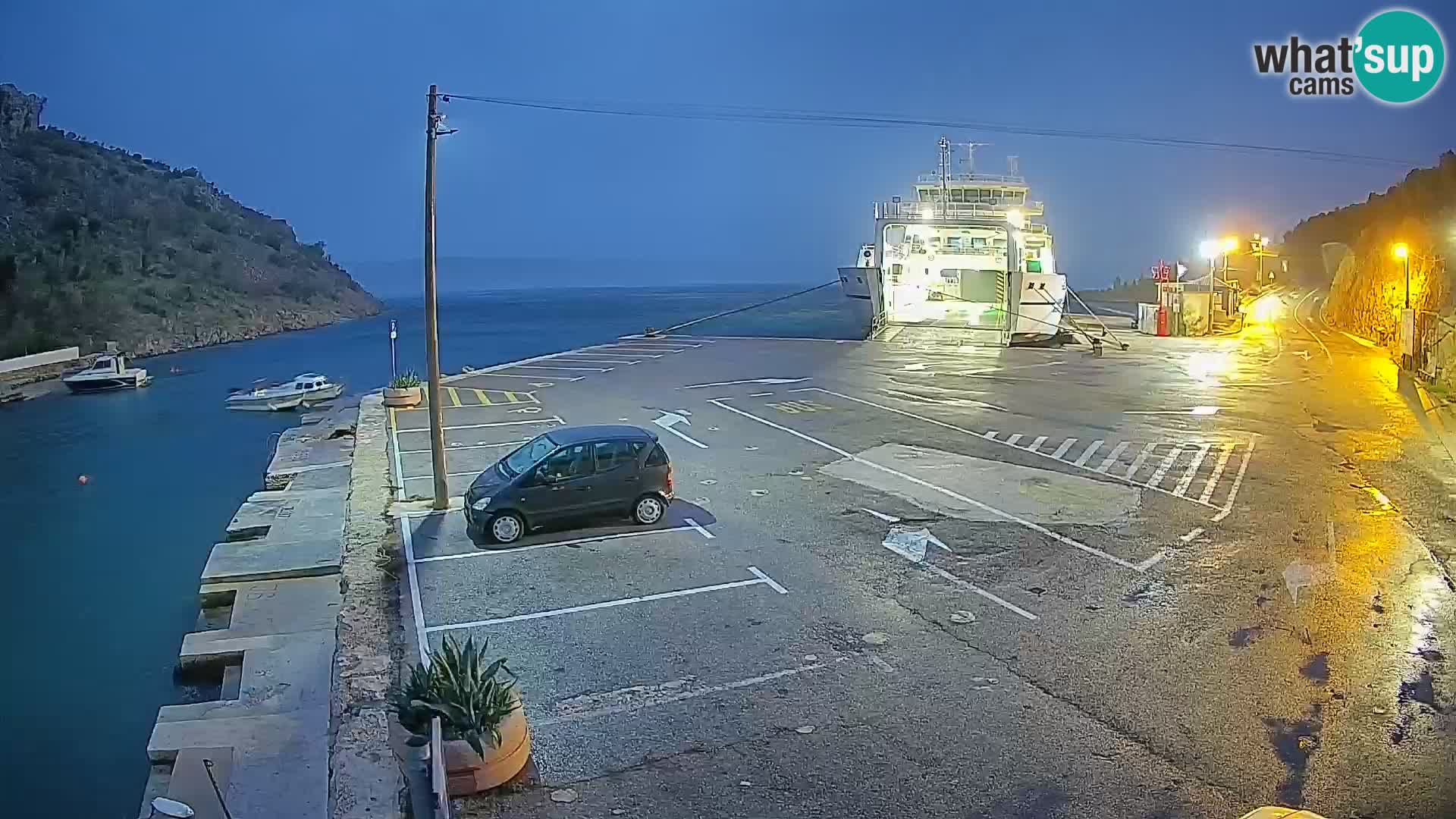 Webcam porto traghetti di Prizna – per l’isola di Pag