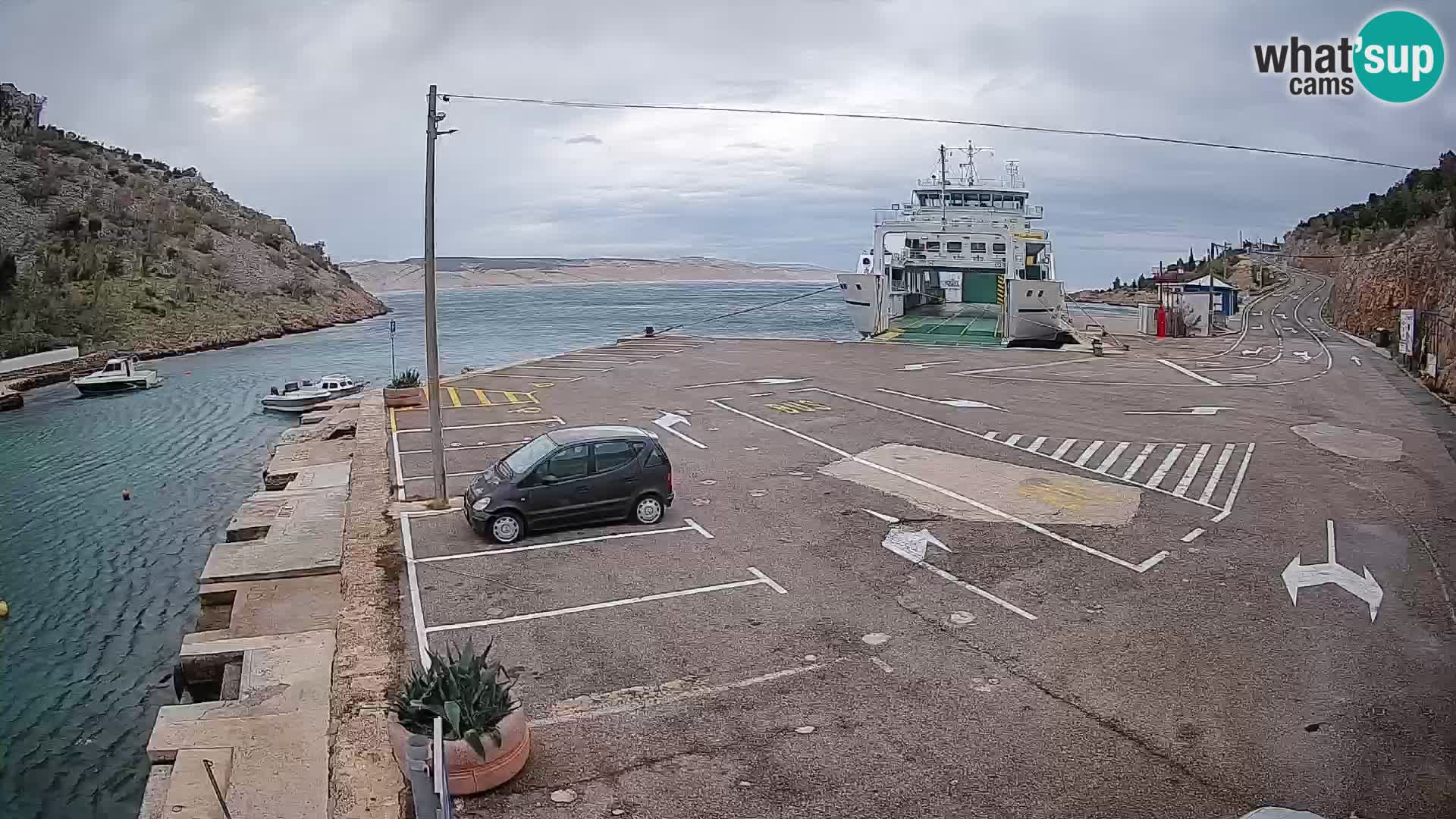Webcam porto traghetti di Prizna – per l’isola di Pag