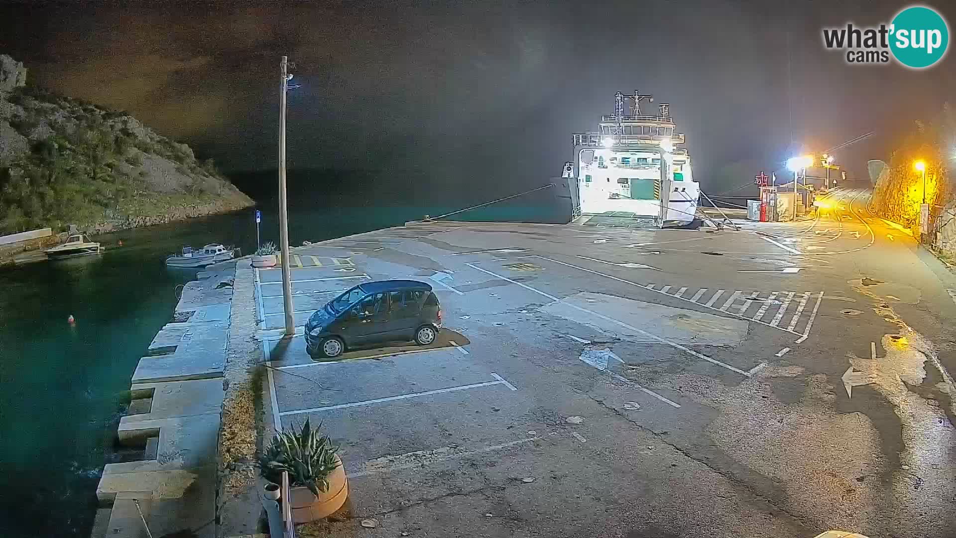 Webcam porto traghetti di Prizna – per l’isola di Pag