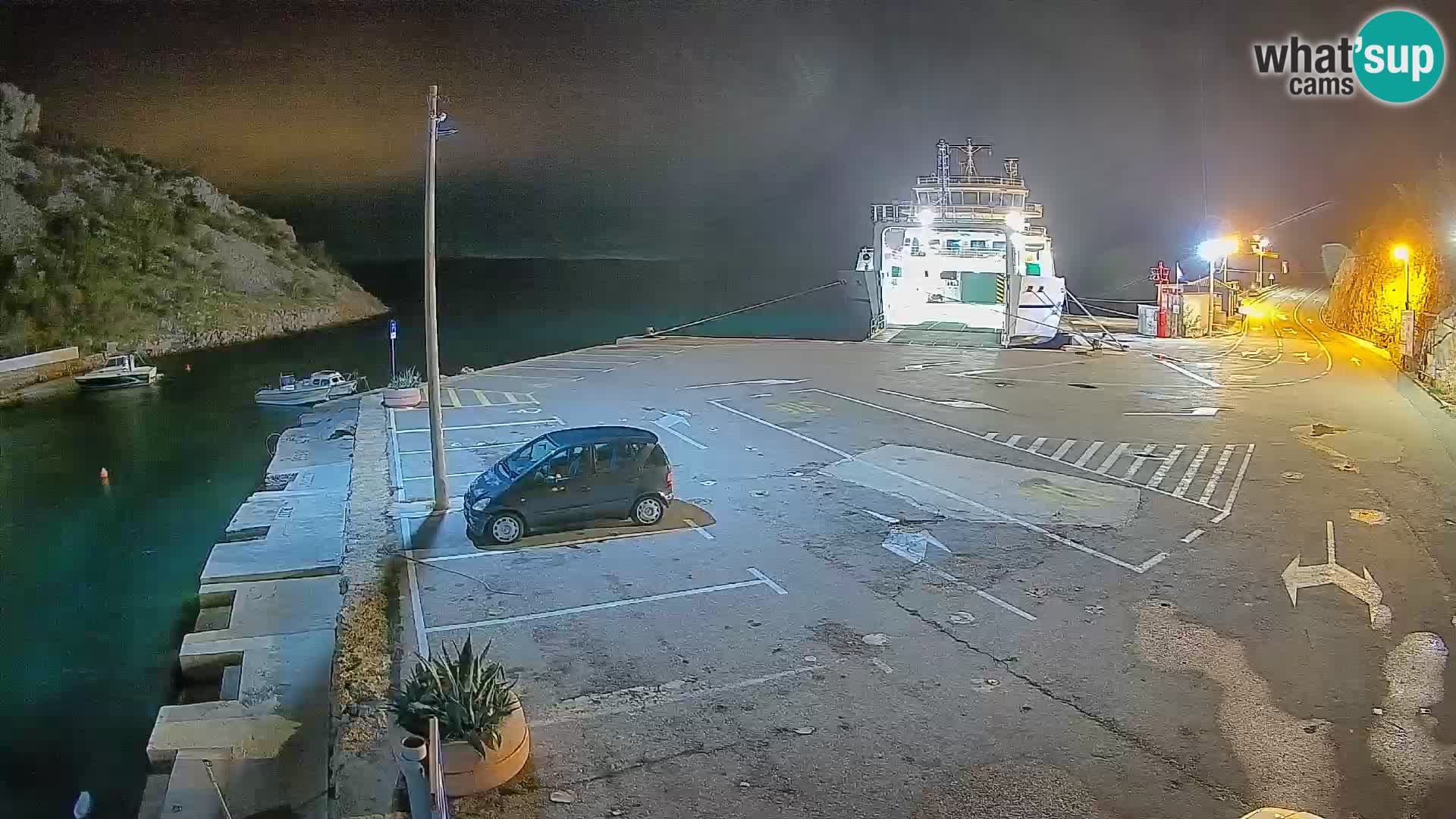 Webcam porto traghetti di Prizna – per l’isola di Pag