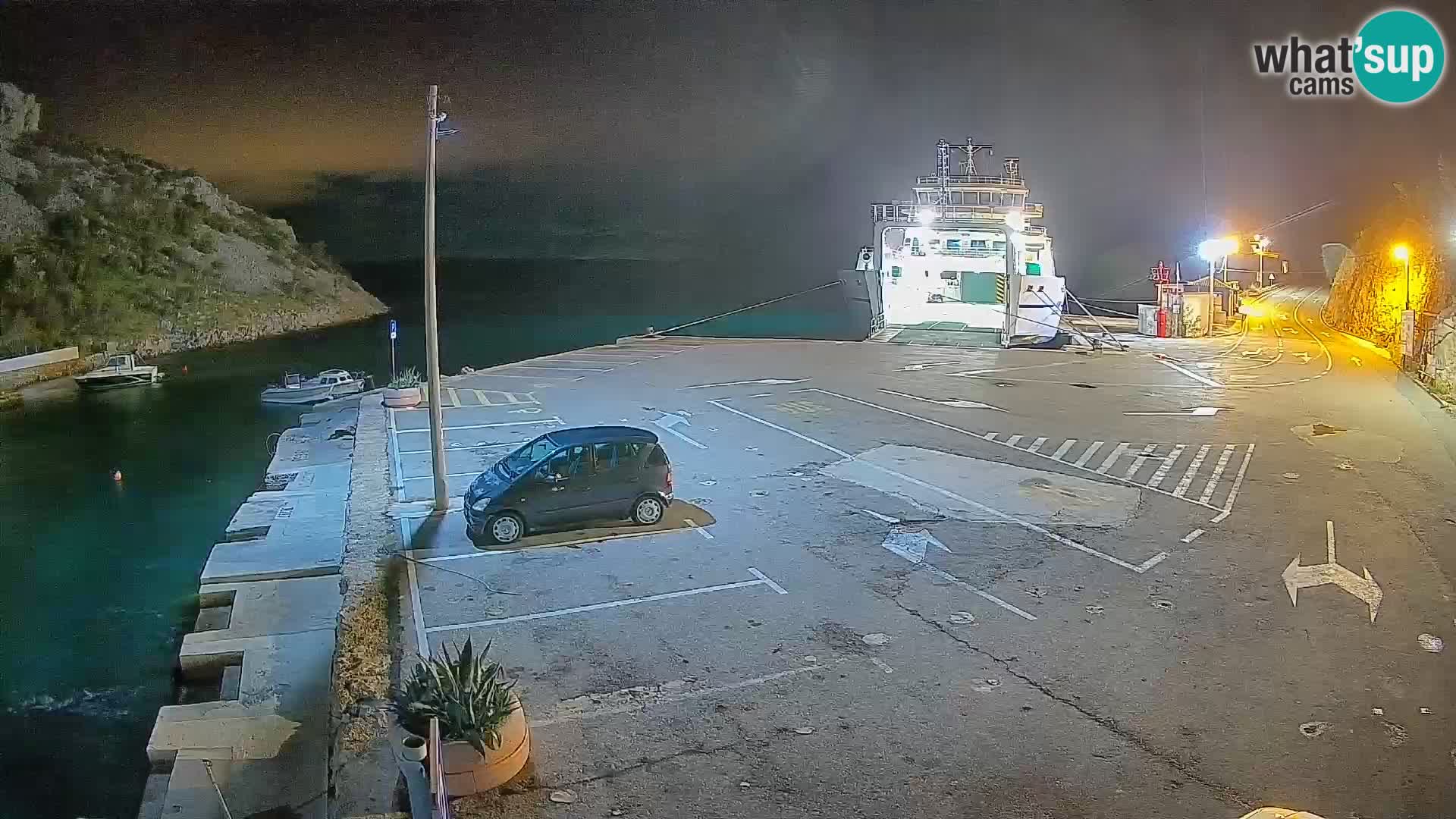 Webcam porto traghetti di Prizna – per l’isola di Pag