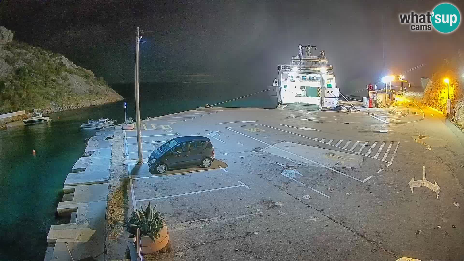 Webcam porto traghetti di Prizna – per l’isola di Pag