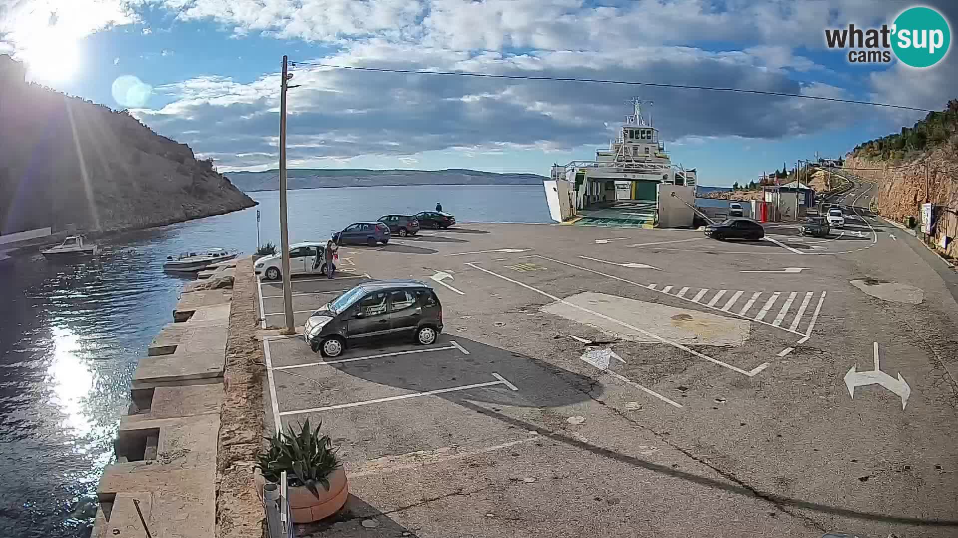 Webcam porto traghetti di Prizna – per l’isola di Pag