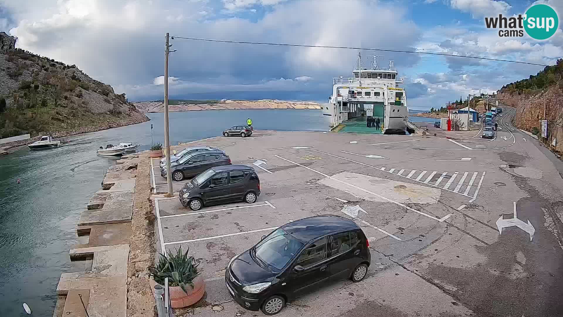 Webcam porto traghetti di Prizna – per l’isola di Pag