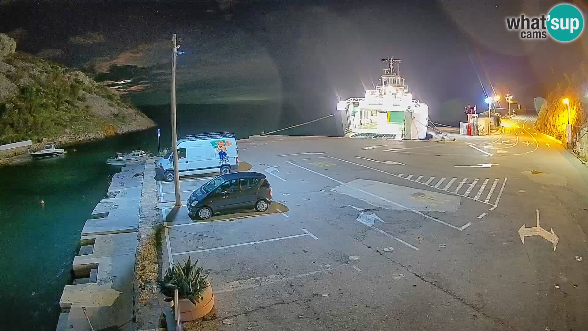 Webcam porto traghetti di Prizna – per l’isola di Pag