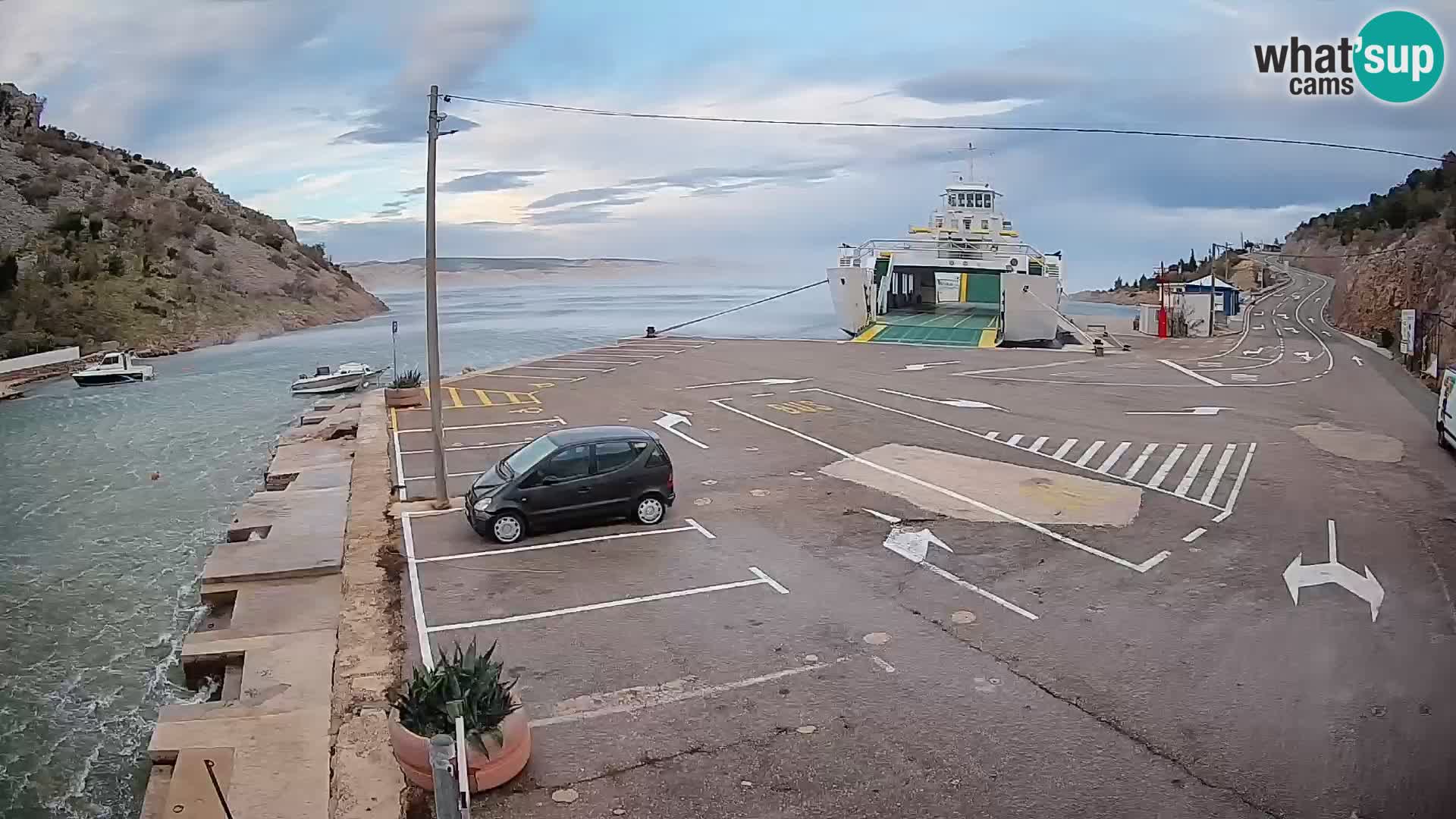 Webcam porto traghetti di Prizna – per l’isola di Pag
