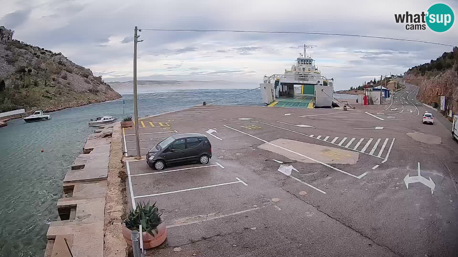 Webcam porto traghetti di Prizna – per l’isola di Pag