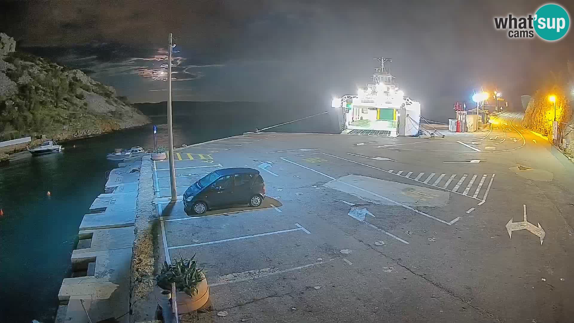 Webcam porto traghetti di Prizna – per l’isola di Pag