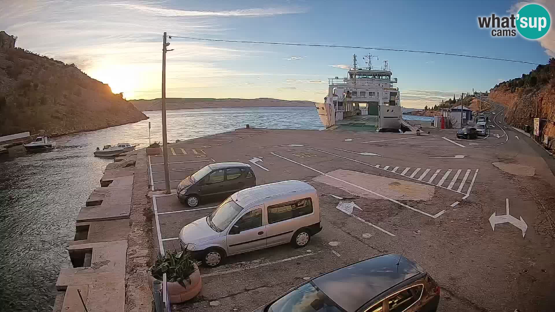 Webcam porto traghetti di Prizna – per l’isola di Pag