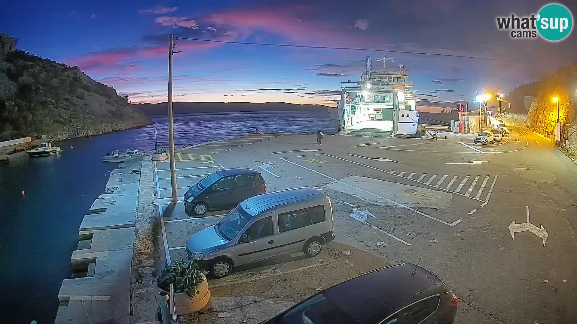 Webcam porto traghetti di Prizna – per l’isola di Pag