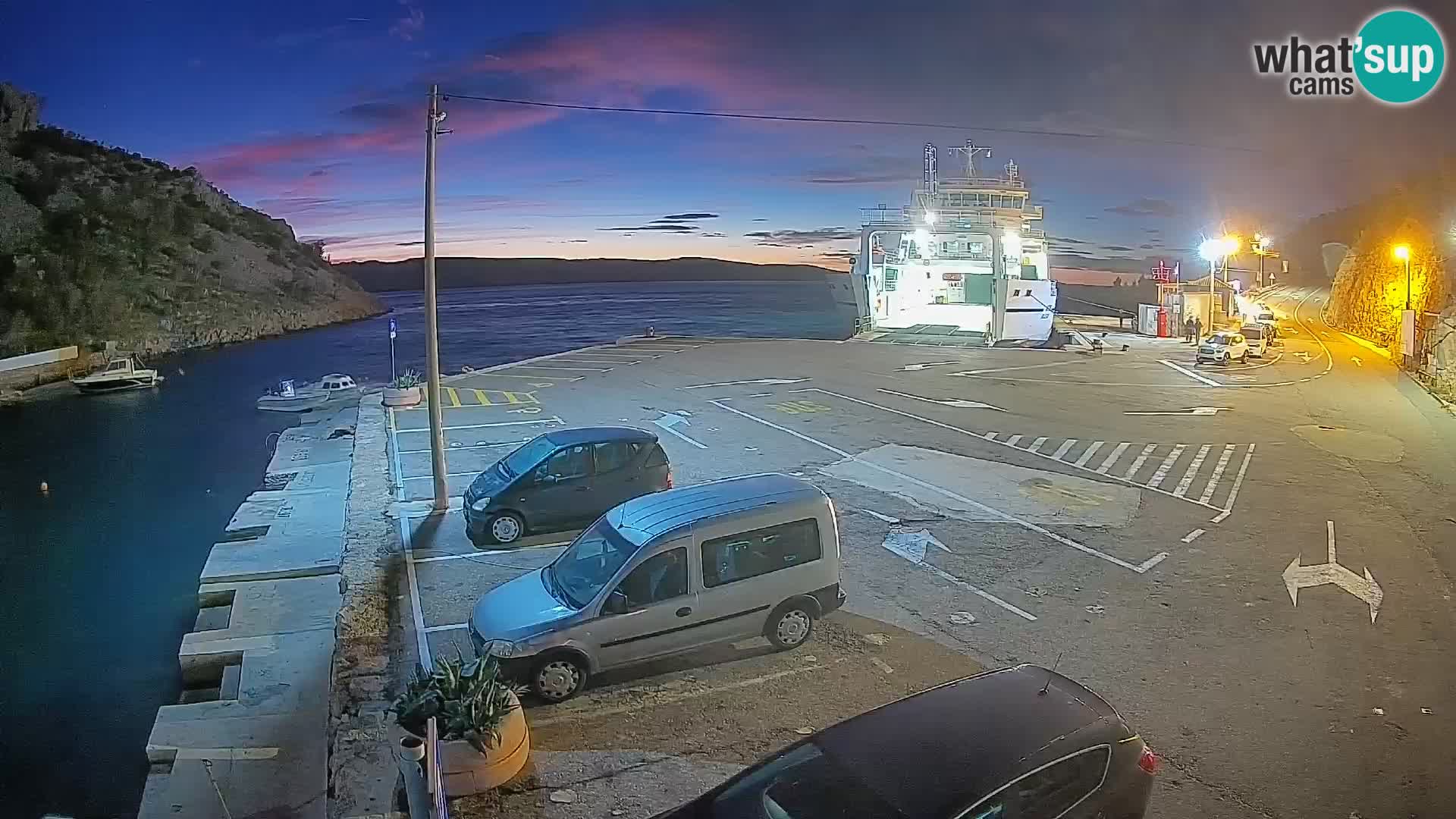Webcam porto traghetti di Prizna – per l’isola di Pag