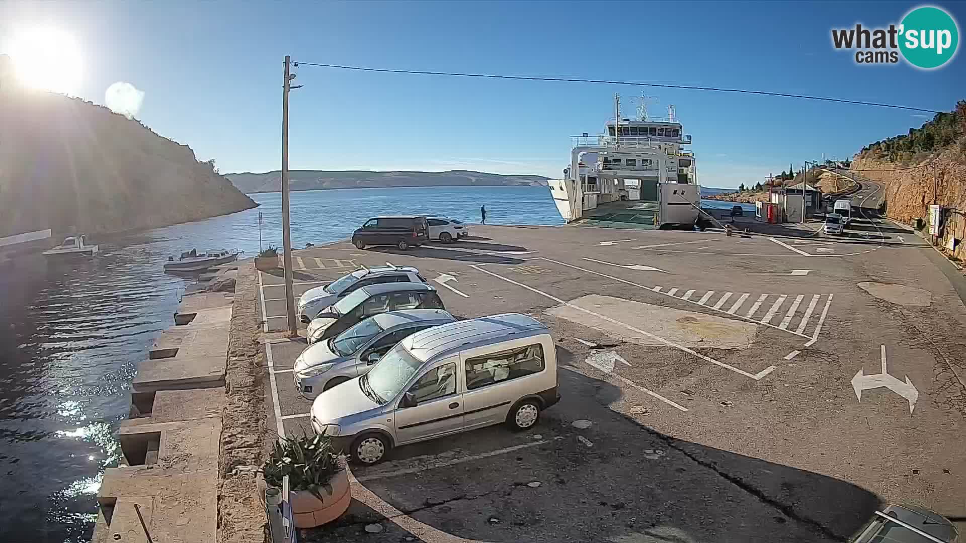 Webcam porto traghetti di Prizna – per l’isola di Pag