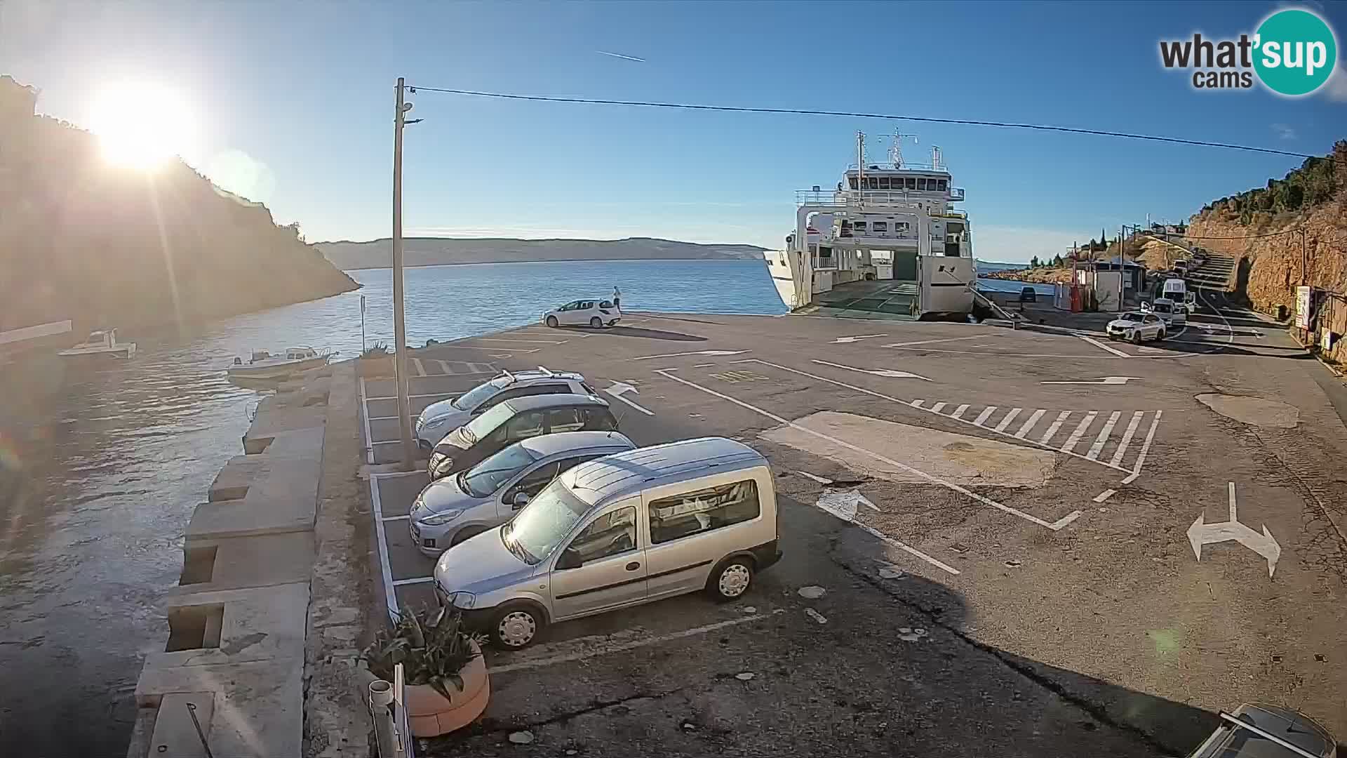 Webcam porto traghetti di Prizna – per l’isola di Pag