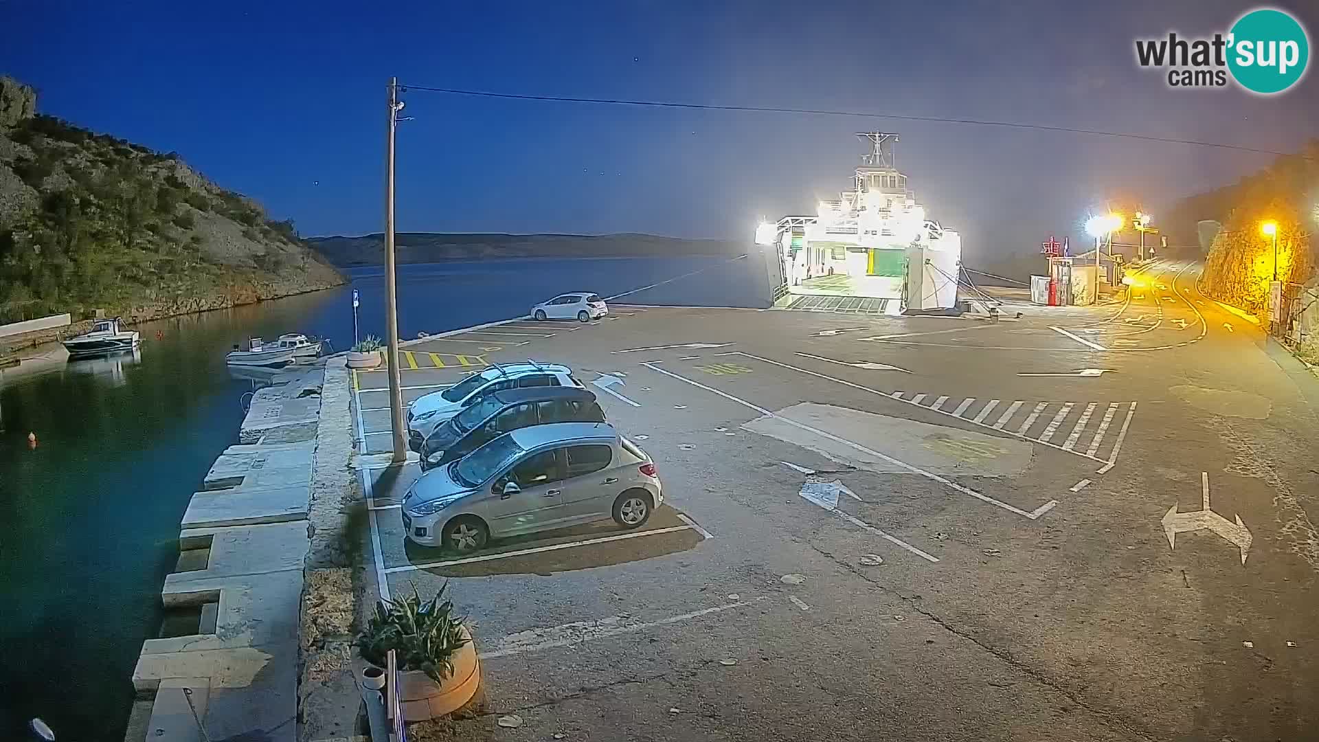 Webcam porto traghetti di Prizna – per l’isola di Pag