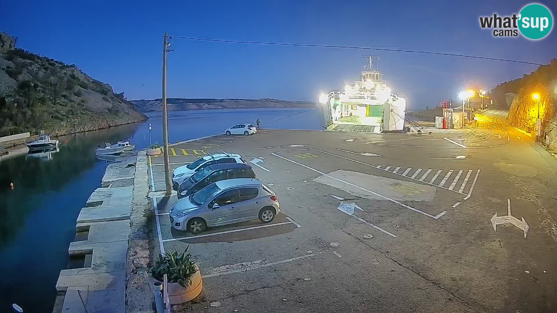 Webcam porto traghetti di Prizna – per l’isola di Pag