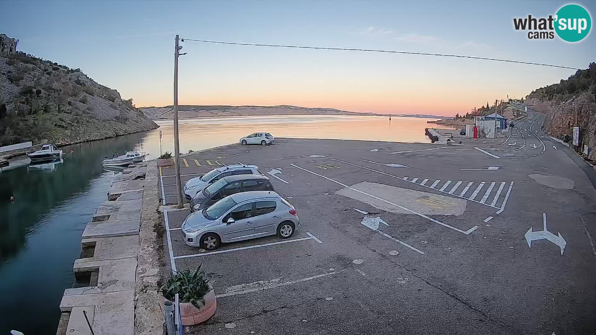 Webcam porto traghetti di Prizna – per l’isola di Pag