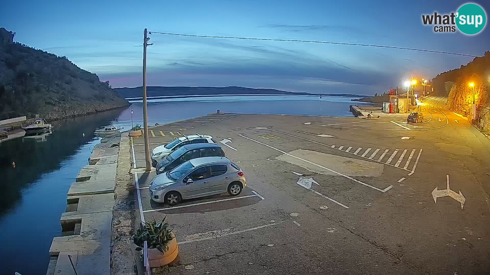 Webcam porto traghetti di Prizna – per l’isola di Pag