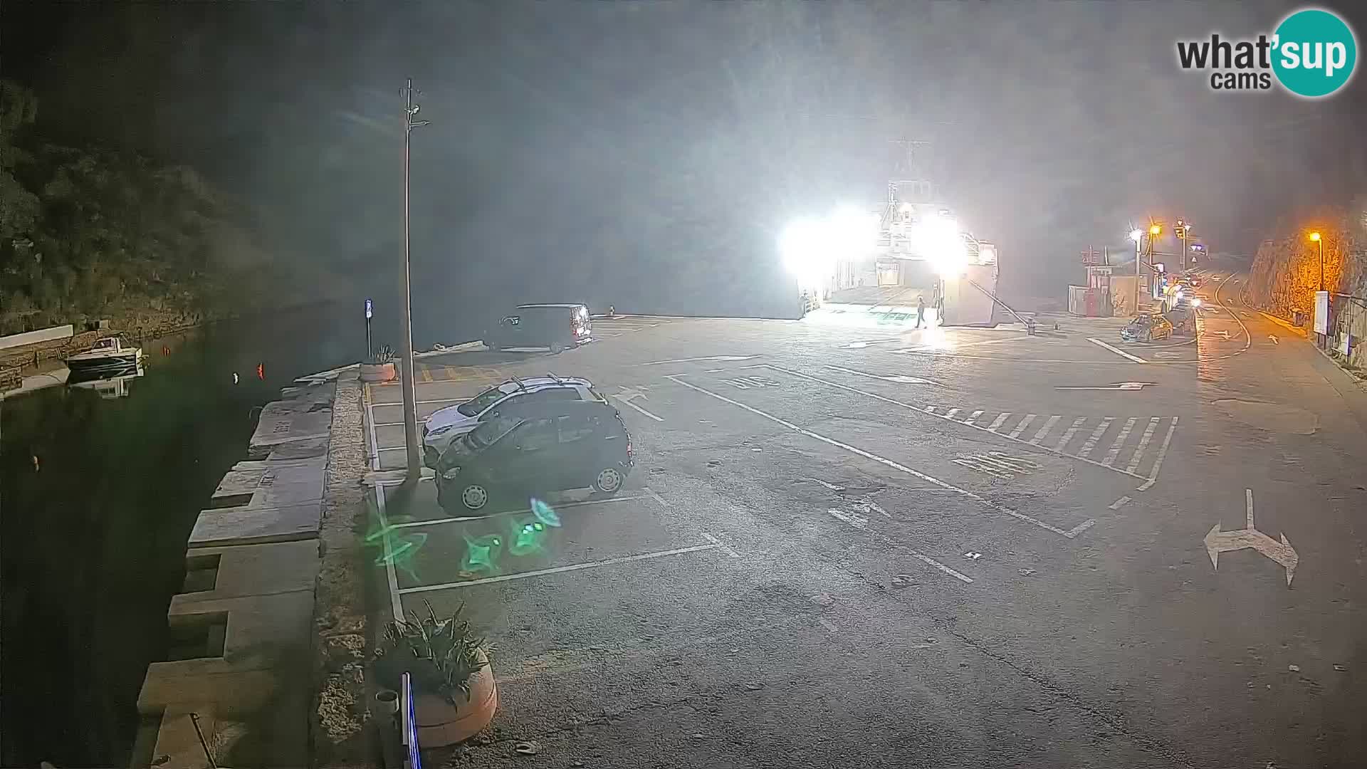 Webcam Fährhafen Prizna – zur Insel Pag