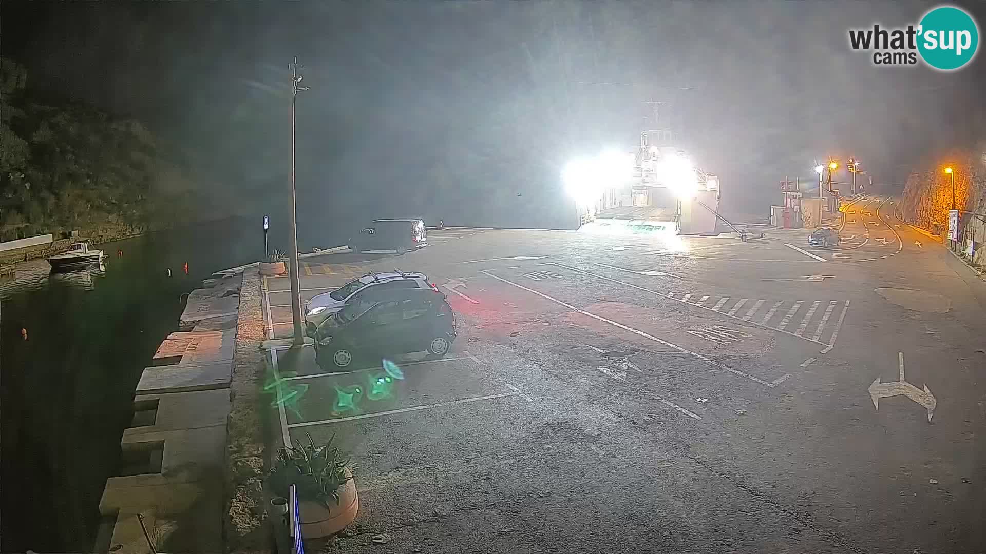 Webcam Fährhafen Prizna – zur Insel Pag