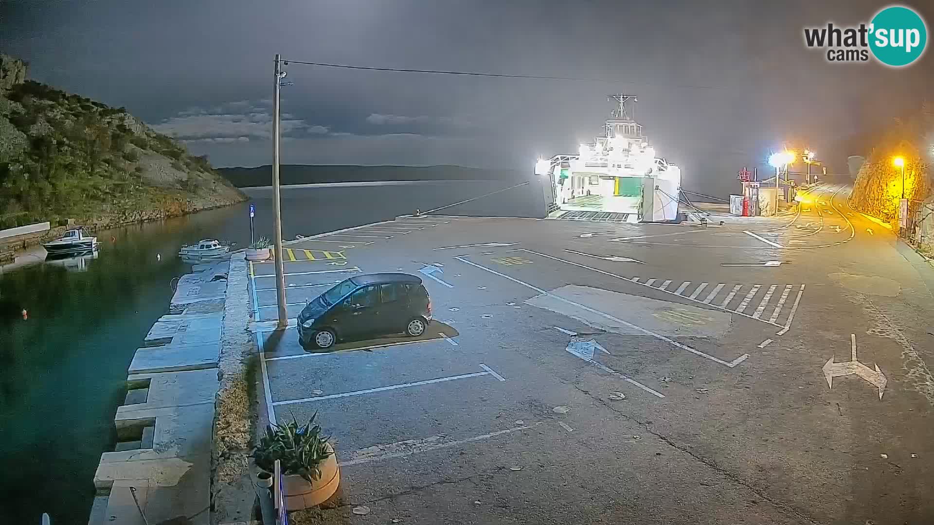 Webcam porto traghetti di Prizna – per l’isola di Pag