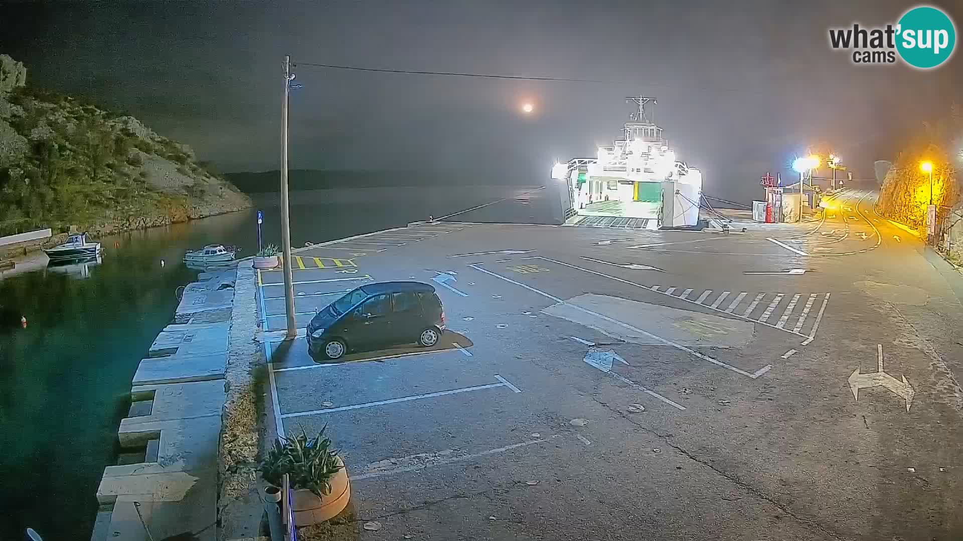 Webcam porto traghetti di Prizna – per l’isola di Pag