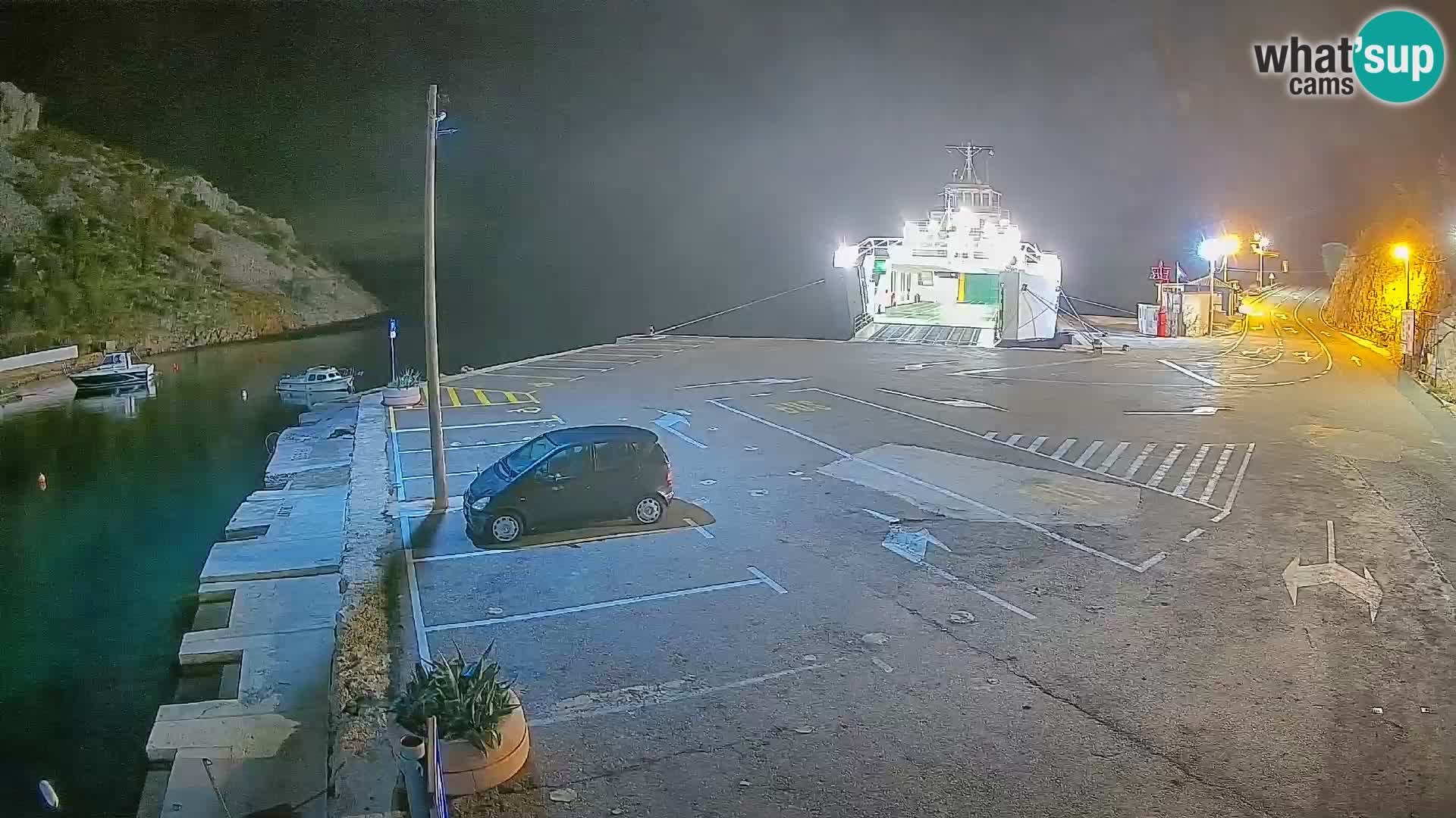 Webcam porto traghetti di Prizna – per l’isola di Pag