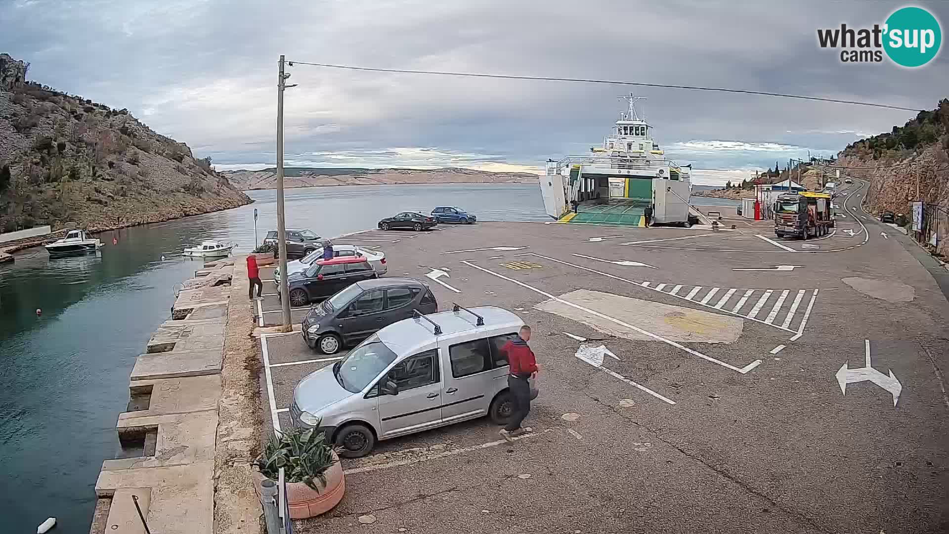 Webcam porto traghetti di Prizna – per l’isola di Pag