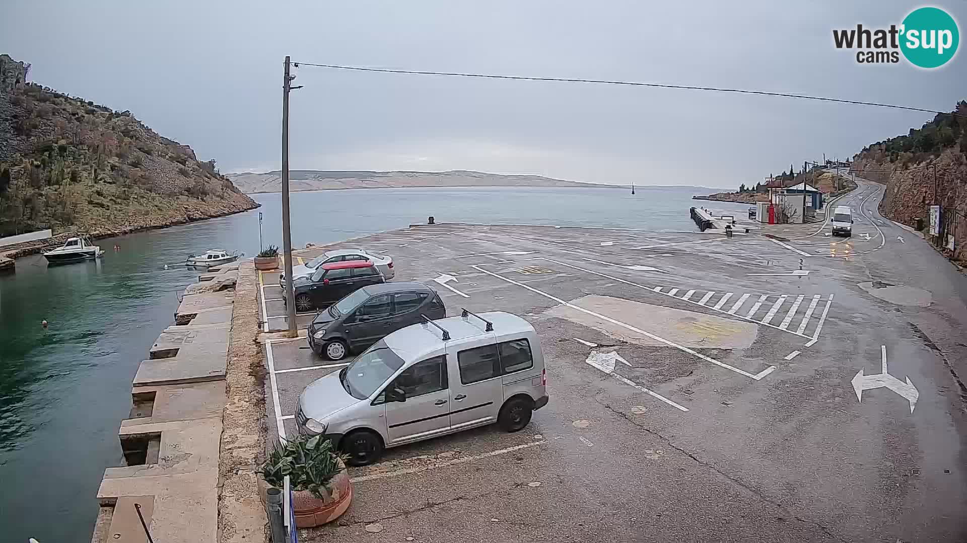 Webcam porto traghetti di Prizna – per l’isola di Pag