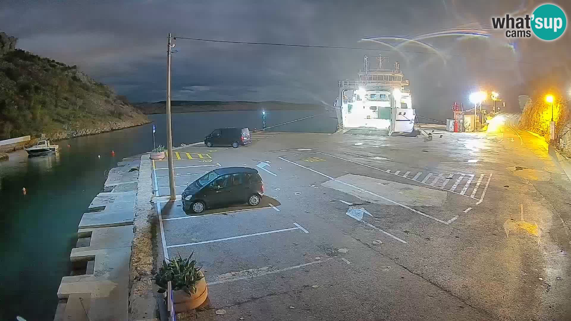 Webcam porto traghetti di Prizna – per l’isola di Pag