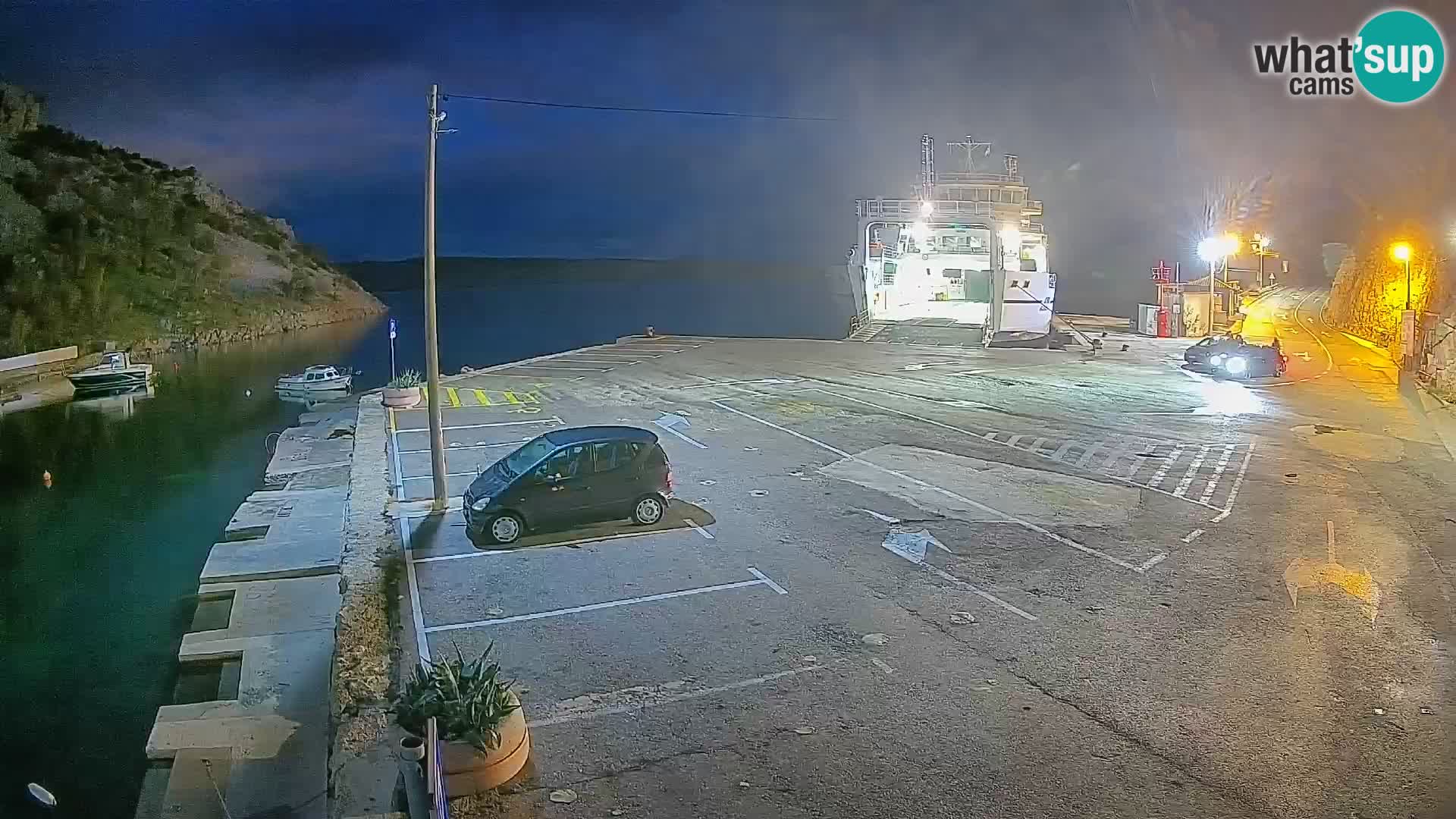 Webcam porto traghetti di Prizna – per l’isola di Pag