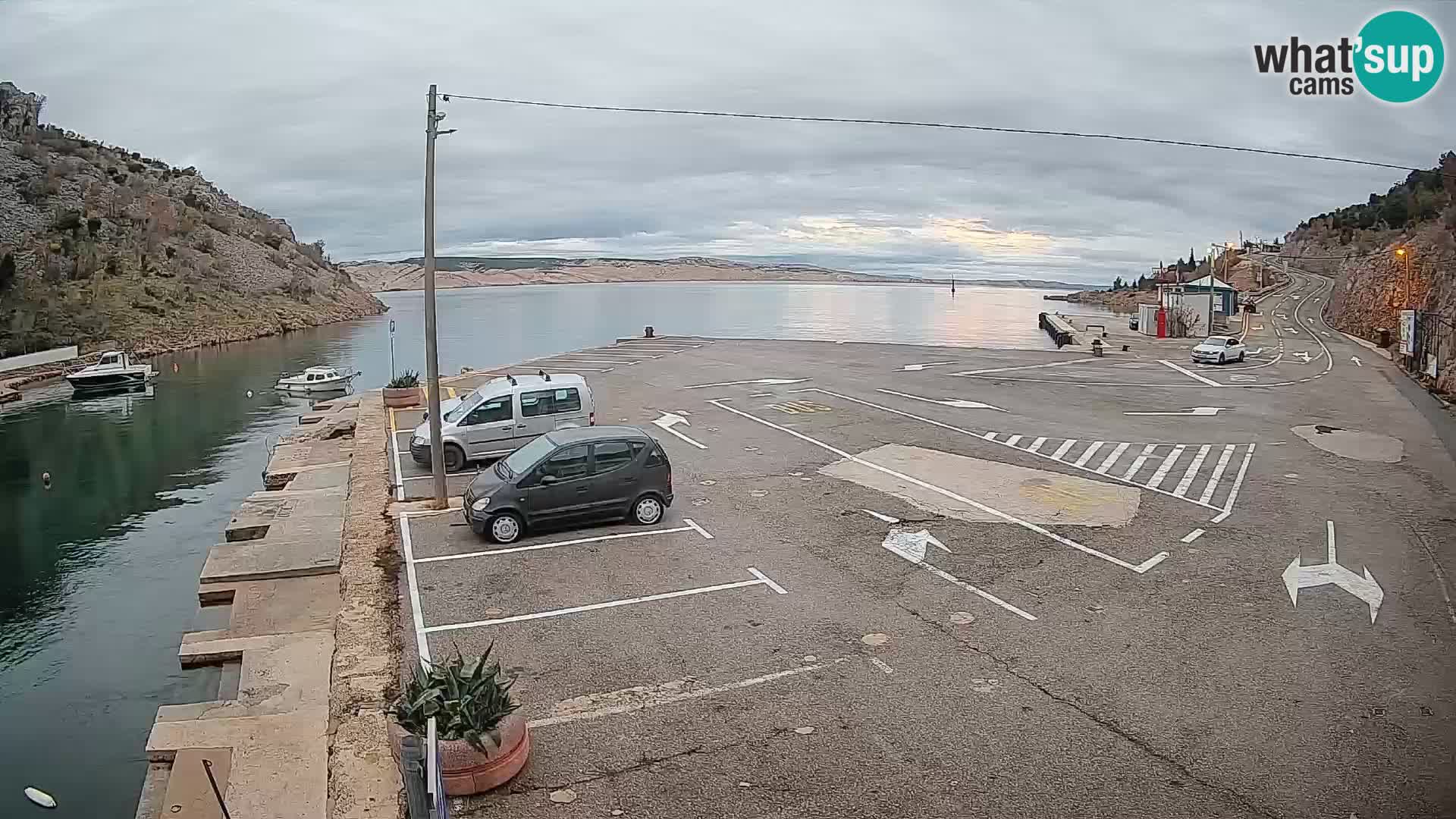 Webcam porto traghetti di Prizna – per l’isola di Pag