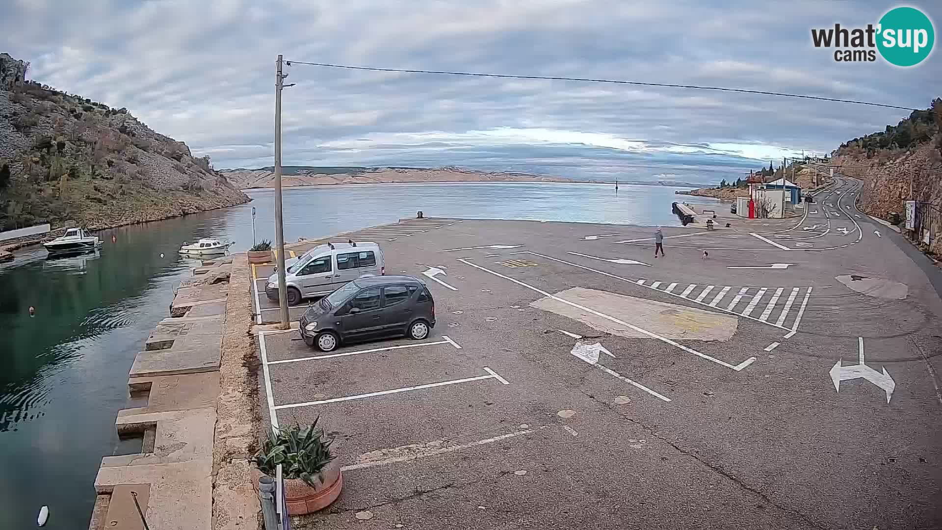 Webcam porto traghetti di Prizna – per l’isola di Pag