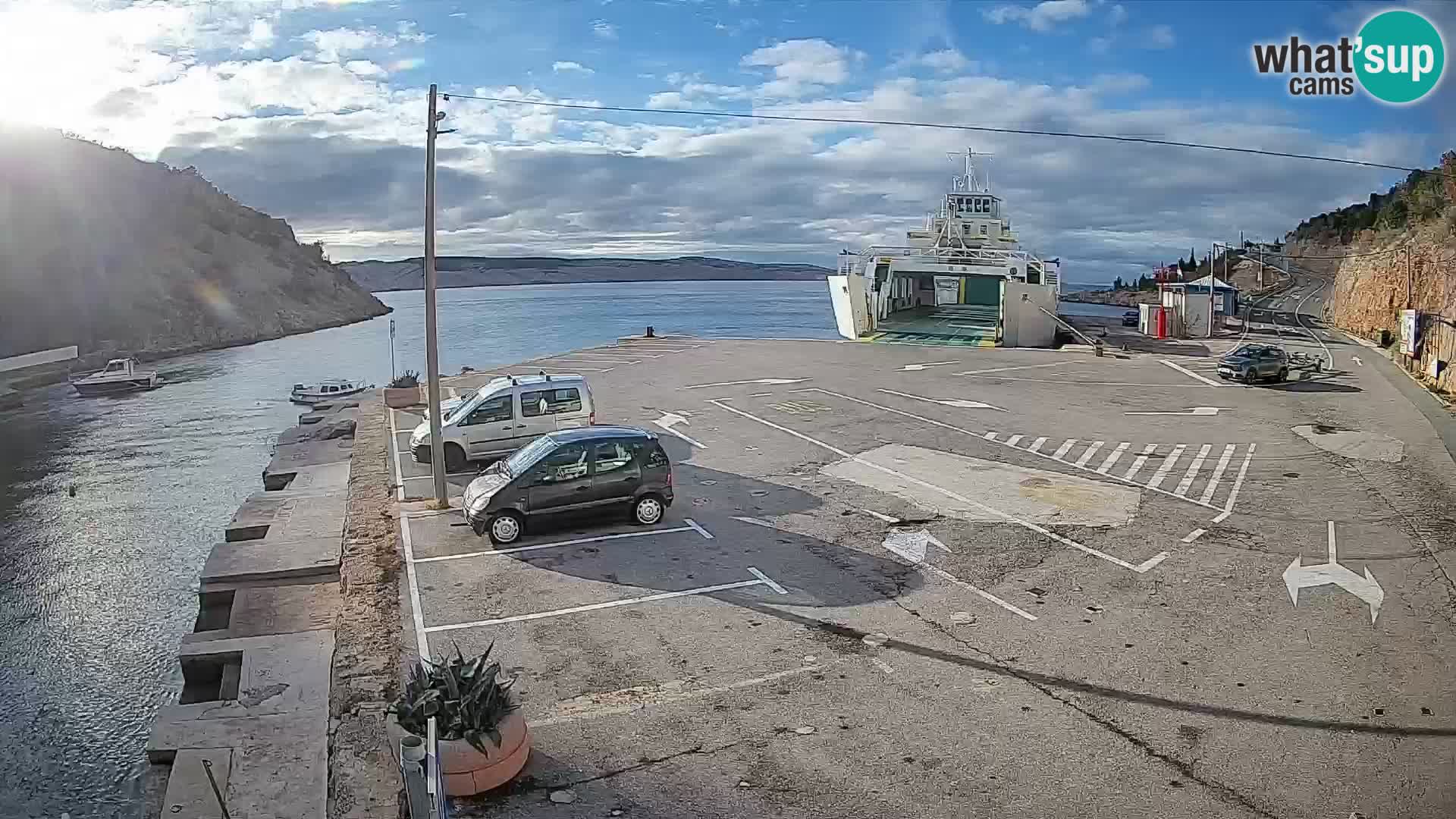 Webcam porto traghetti di Prizna – per l’isola di Pag