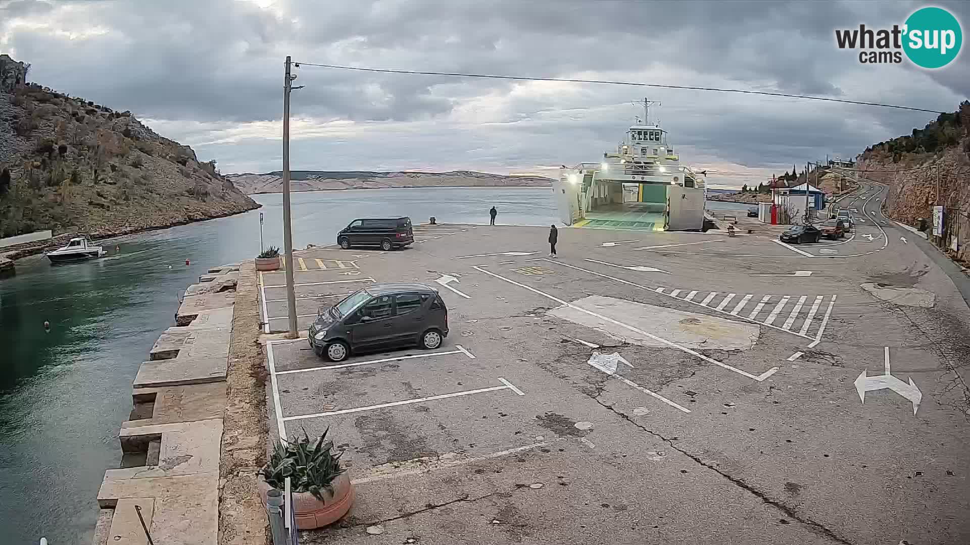 Webcam porto traghetti di Prizna – per l’isola di Pag