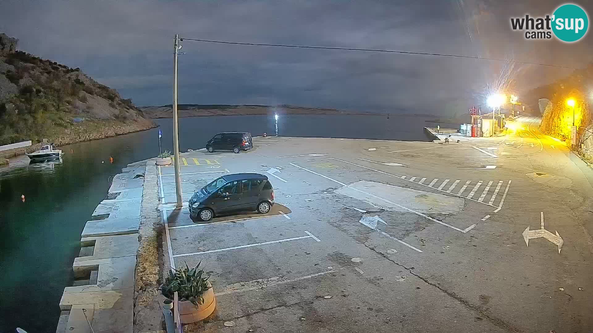 Webcam porto traghetti di Prizna – per l’isola di Pag